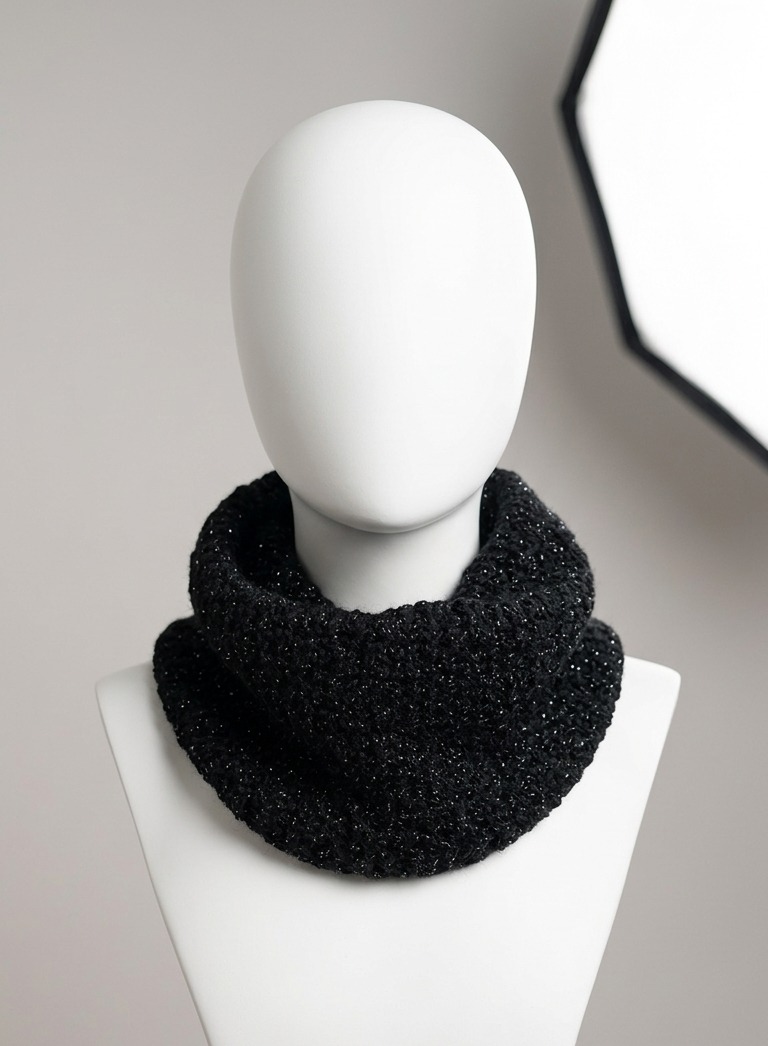 cuello infinito negro Cuello infinito negro - Image 1